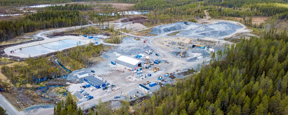 Botnia Exploration är numera ett guldproducerande bolag, den första nya svenska gruva som lyckats starta på över 12 år. Foto: Botnia Exploration