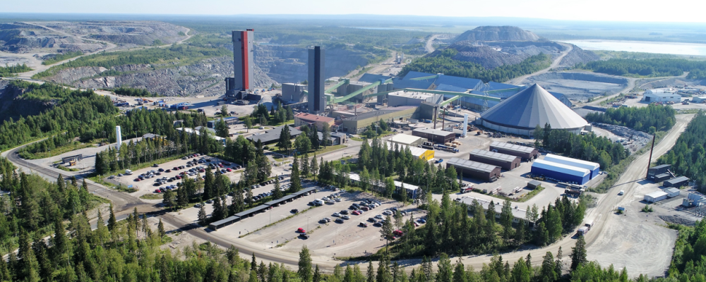 Outokumpus gruva i Kemi i Finland. Foto: Pressbild