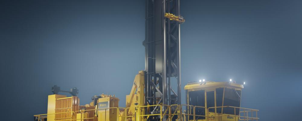 Epirocs spränghålsborrigg Pit Viper 275 E. Foto: Epiroc