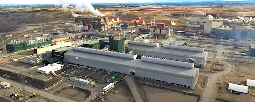 Rio Tintos aluminiumsmältverk AP60 i Kanada. Företaget gav projektet i Finland tillgång till sin AP60-teknik år 2025, dock med begränsad framgång. Foto: Rio Tinto.