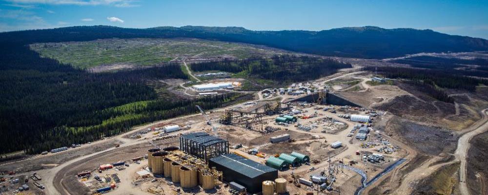 Blackwatergruvan i centrala British Columbia där Artemis Gold planerar en omfattande utbyggnad. Foto: Artemis Cold