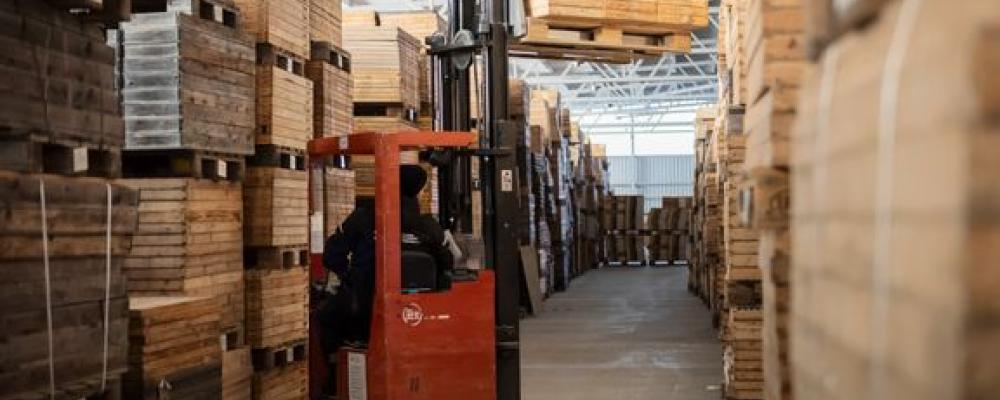 SGU:s borrkärnearkiv i Malå. Foto: Sara Linderoth, SGU