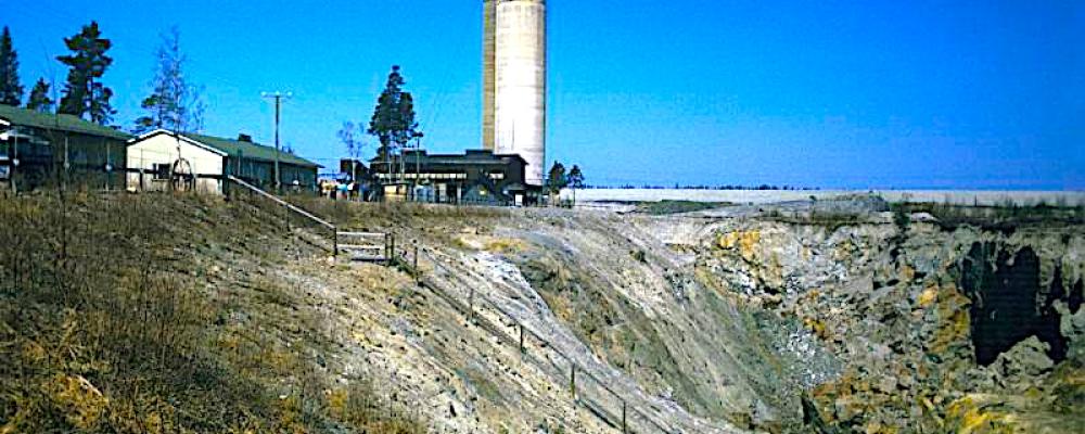 Dagbrottet i Korsnäs 1972. Foto: Korsnäs Mine Center
