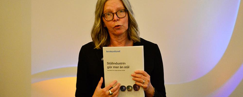 Eva Blixt, rådgivare i miljöfrågor, Jernkontoret. Foto: Christer Ryman