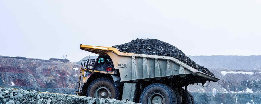 Gruvtruck. Foto: Kaunis Iron