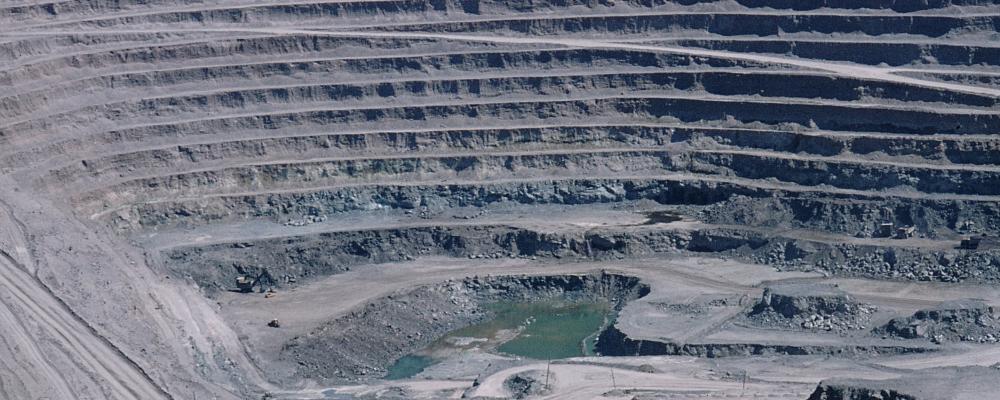 Chuquicamata i Chile är en av världens största koppargruvor i dagbrott. Foto: Wikipedia Commons. Kredit: Reinhard Jahn