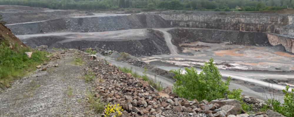 Kalkstensbrottet i Våmb. Foto: Magnus Johansson/SGU