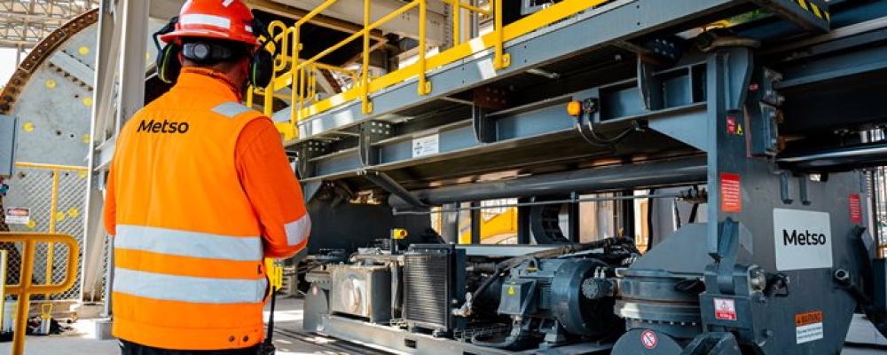 Genom de nya målen och strategin vill Metso ytterligare stärka sin position som en central aktör i den globala omställningen mot mer resurseffektiva och hållbara produktionsprocesser. Foto: Metso