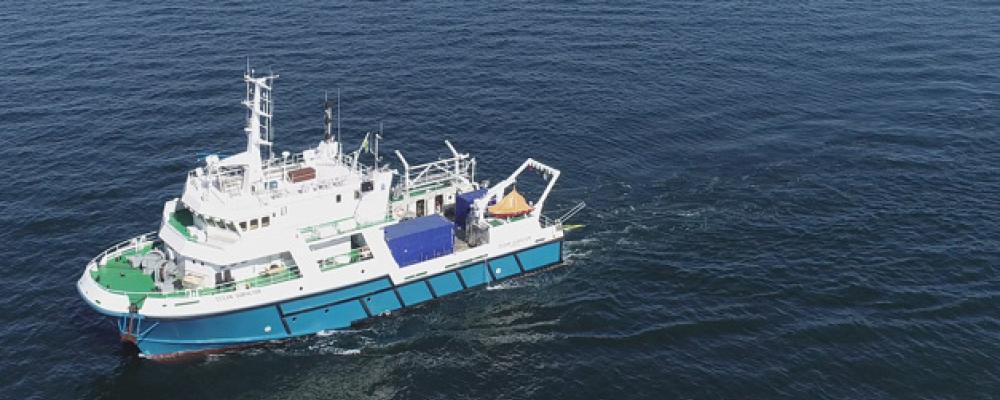 Fartyget Ocean Surveyor. Foto: SGU