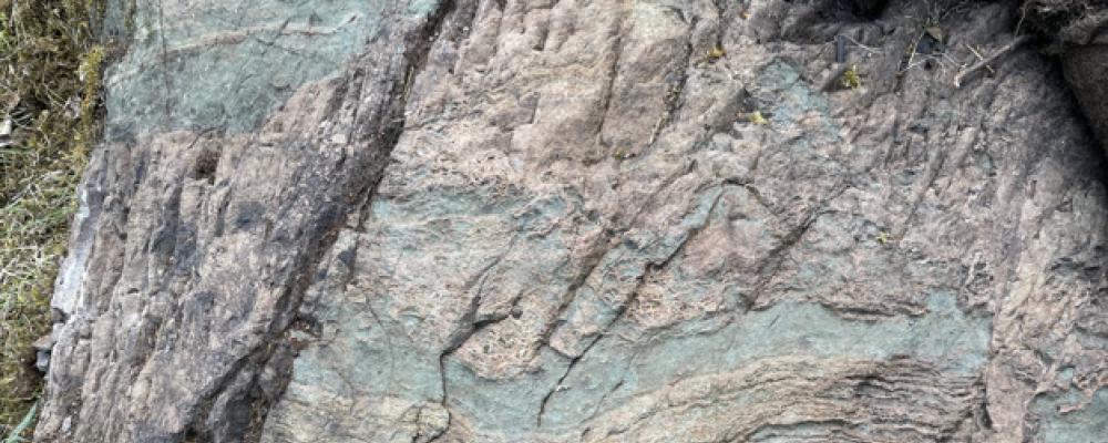 Skarnjärnmalm. Foto: Stefan Andersson/SGU