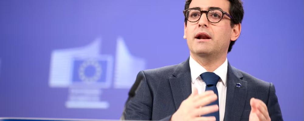 Stéphane Séjourné, EU-kommissionens vice ordförande med ansvar för industriell strategi, presenterade Industrial Acceleration Act i Bryssel. Foto: Europeiska Kommissionen