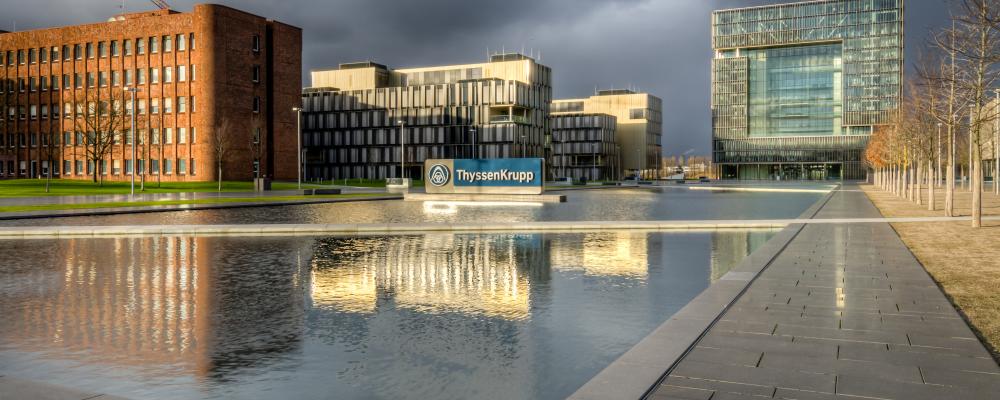 Thyssenkrupps huvudkontor. Foto: Tuxyso/Wikimedia Commons