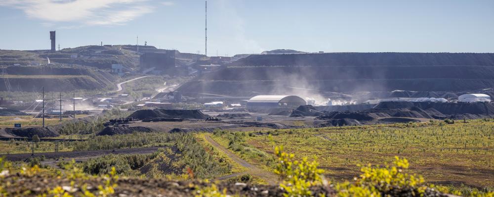 Med sin förväntade årliga produktion på 26 000 ton kan Viscaria bli Sveriges näst största kopparproducent, efter Aitik-gruvan. Viscaria-området. Foto: Viscaria