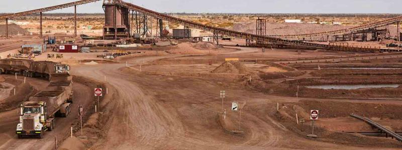 BHP utvinner uran som en biprodukt vid dess Olympic Dam-koppargruva i södra Australien. Foto: BHP