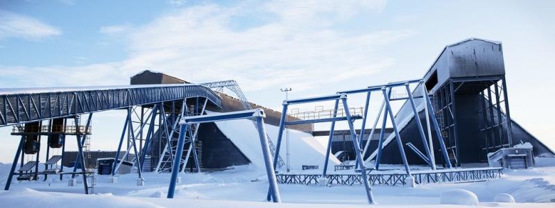 Emma-Sofia Olsson / SvD / TT: Gruvan vid Kaunisvaara då den 2015 ägdes av Northland Resources. Arkivbild.