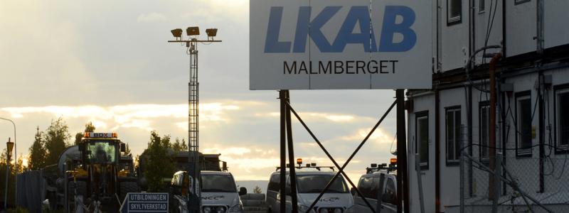 Foto Thord Nilson: Malmbergsgruvan utanför Gällivare utryms. Arkivbild.