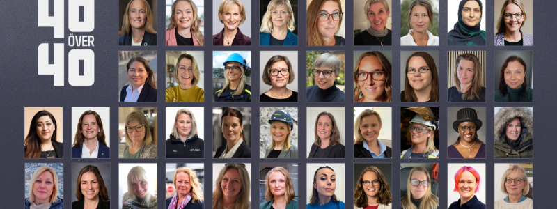 För att en kvinna ska kvala in på listan 40 över 40 krävs gedigen yrkeserfarenhet från gruv- och stålindustrin i en vid mening, att personen är 40 år fyllda och en ”god förebild genom engagemang, expertis och inkluderande medarbetarskap”. Bild: Jernkontoret