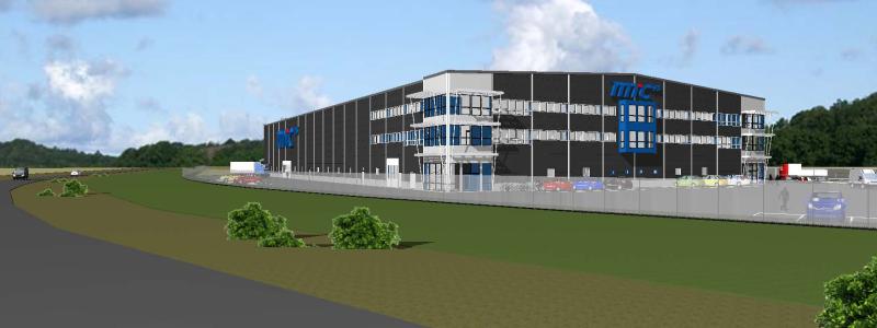 MTC Powder Solutions uppför ny produktionsanläggning i Hallstahammar. Illustration: Rithuset Arkitektkontor i Västerås.