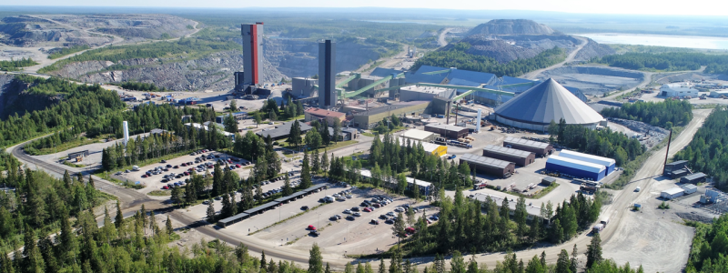 Outokumpus gruva i Kemi i Finland. Foto: Pressbild