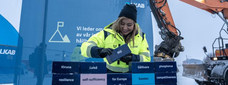 Energi- och näringsminister Ebba Busch. Foto: Wesley Overklift/LKAB