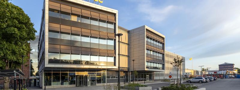 Epirocs produktionsanläggning i Örebro där det fossilfria stålet från SSAB initialt kommer att användas.