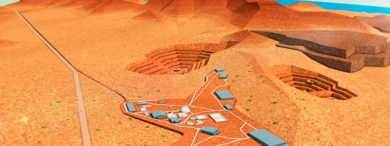 Digital rendering av projektet: Andes Iron