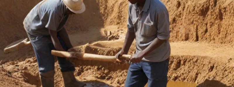 Hantverksmässig utvinning. Bild: AI-genererad bild. Inte ett fotografi. Copyright © Conventus – AI-genererat innehåll. Inget av materialet får reproduceras eller användas i andra sammanhang utan skriftligt tillstånd.