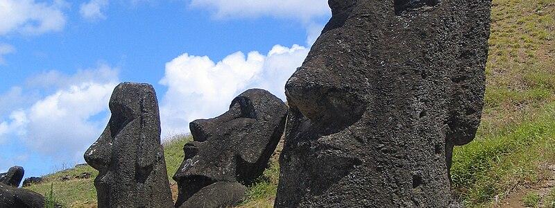 Påskön eller Rapa Nui är mest känt för sina stenstoder. Foto: Aurbina/Wikimedia Commons