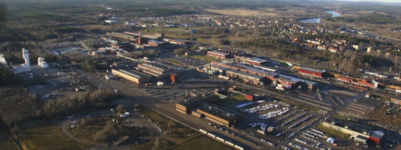 Stålverket i Avesta. Foto: Outokumpu