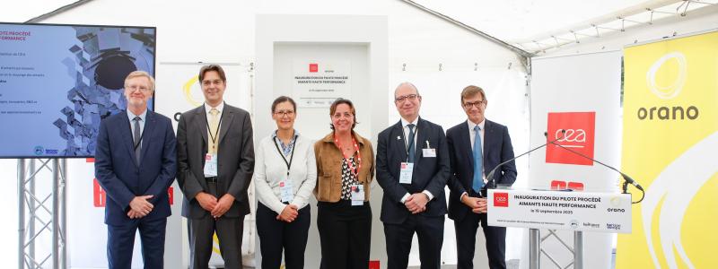 Orano har lanserat "en unik pilotlinje i Europa för återvinning och tillverkning av permanentmagneter baserade på sällsynta jordartsmetaller" i Grenoble nyligen. Copyrigt: Pierre Jayet