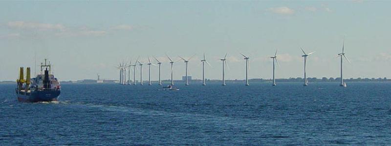 Vindkraftspark i Danmark. Foto: Wikimedia Commons
