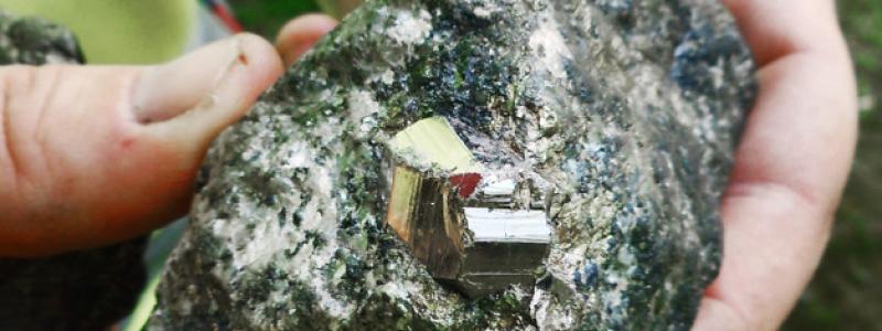 Koboltmalm. Foto: Edine Bakker/SGU