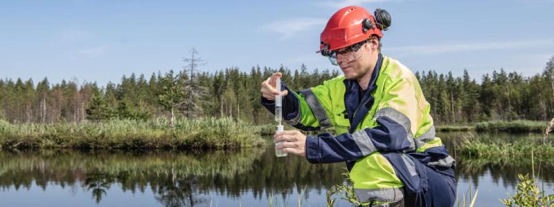 Anrikningsverket vid guldgruvan i Ilomants i Finland fungerar effektivare med ny vattenteknik. Ett försök med ny vattenteknologi i Pampalos guldgruva har varit framgångsrikt: guldhalten kan tas tillvara mer exakt och gruvvattnet blir renare. Endomines fortsätter med den nya filtreringslösningen. Foto: Endomines