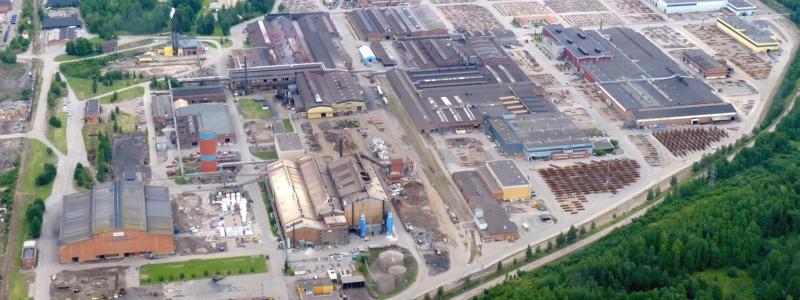 Ovakos anläggning i Hofors. Foto: Ovako