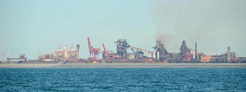 Stålverket i Dunquerque. Foto: Franz-Josef Molitor/Wikimedia Commons