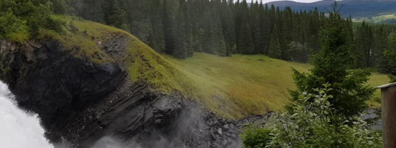 Det finns mycket besöksvärd geologi i Jämtland Härjedalen, bland annat spår av gamla issjöar som bildades när inlandsisen smälte. Foto: SGU