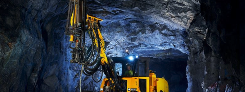 Epirocs Boltec S bergförstärkningsrigg är del av ordern från Dumas. Foto: Epiroc