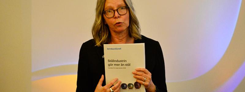 Eva Blixt, rådgivare i miljöfrågor, Jernkontoret. Foto: Christer Ryman