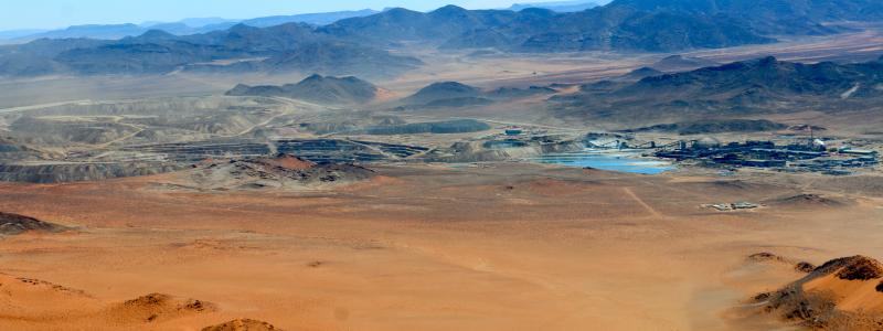 Zinkgruva i Namibia. Foto: HP. Baumeler/Wikimedia Commons