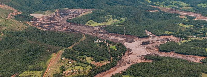 Brumadinho-katastrofen i Brasilien 2019. Foto: Ibama from Brasil, Brumadinho, Minas Gerais/Wikimedia Commons