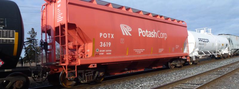 Transport av kaliumkarbonat i Kanada. Foto: Kelisi/Wikimedia Commons