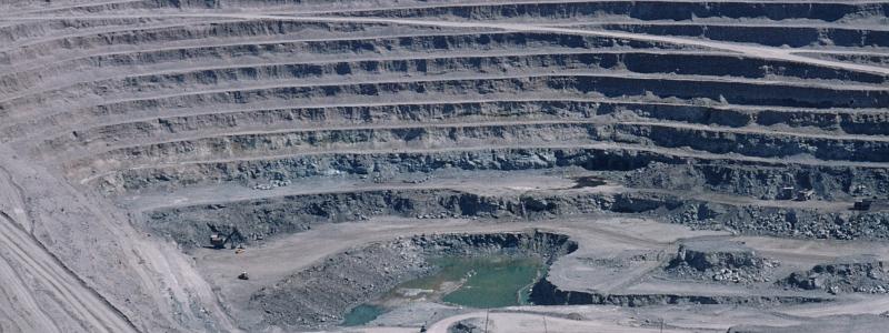 Chuquicamata i Chile är en av världens största koppargruvor i dagbrott. Foto: Wikipedia Commons. Kredit: Reinhard Jahn