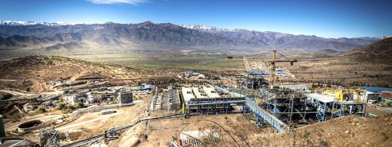 Flotationsanläggningen i Los Bronces. Foto: Anglo American