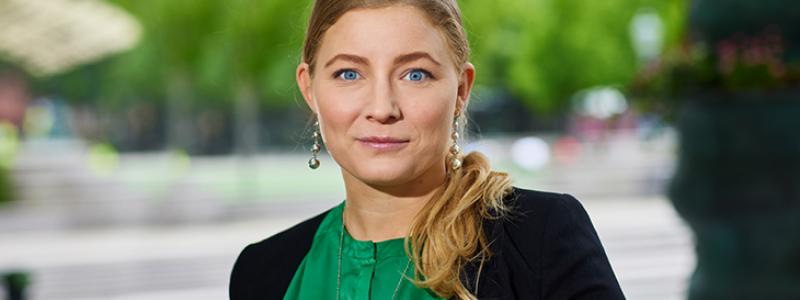 Hanna Escobar-Jansson, idag kommunikatör med ansvar för politik och opinion, tar över rollen som kommunikationsdirektör för Jernkontoret den 1 september 2022. Foto: Pia Nordlander, Bildn.