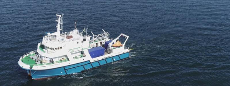 Fartyget Ocean Surveyor. Foto: SGU