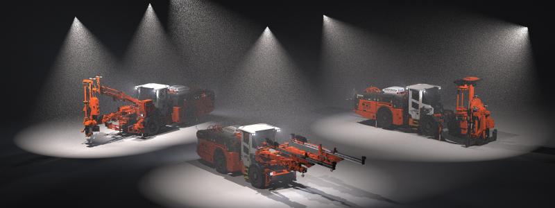 Ordern värd 430 miljoner kronor omfattar bland annat lastare, borriggar och bultningsaggregat. Bild: Sandvik