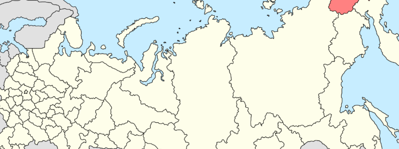 Tjuktjens geografiska läge i Ryssland. Karta: Marmelad/Wikimedia Commons