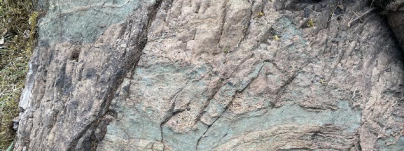 Skarnjärnmalm. Foto: Stefan Andersson/SGU