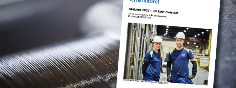 Stålåret 2024 summerar hur det har fått för företagen inom järn- och stålindustrin i Sverige under det gångna året. Bild: Jernkontoret
