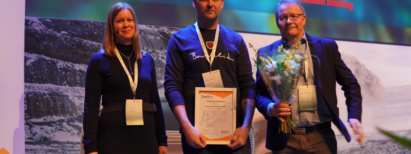 Zinkgruvan Mining är vinnare av Svemins Arbetsmiljöpris 2024. Foto: Svemin